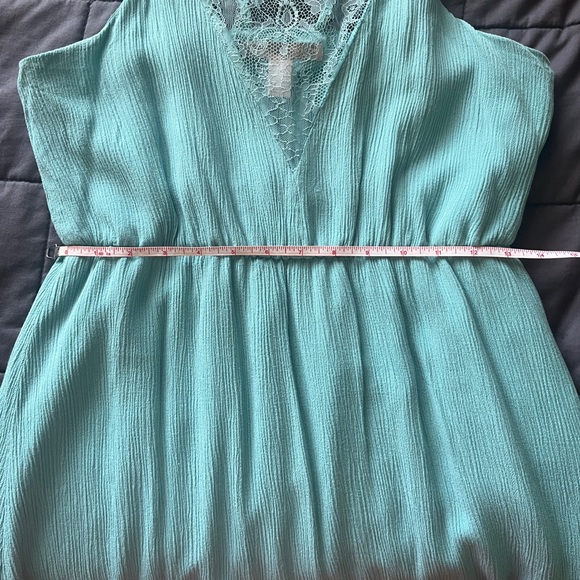 FOREVER 21 BLUE DRESS WITH LACE - Picture 5 of 5